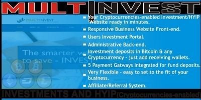 MultInvest - Cryptocurrencies Investment Script