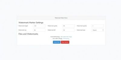 Watermark Marker PHP Script