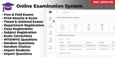 OES - Online Examination System PHP