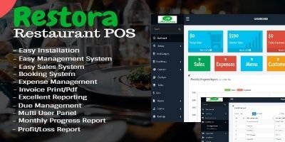 Restora Easy Restaurant POS PHP