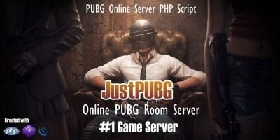 JustPUBG - Online PUBG Server PHP Script