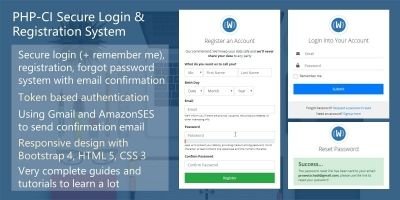 PHP-CI Secure Login And Registration System