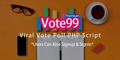 Vote99 Premium - Vote Poll Viral Script