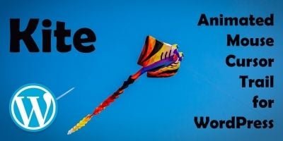 Kite - Animated Mouse Cursor Trail for WordPress