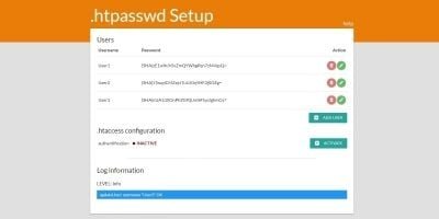 htaccess Security PHP Script