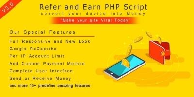Refer and Earn PHP System