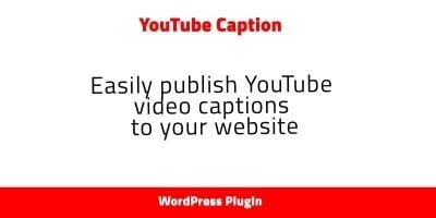 â€‹YT Captions - WordPress Plugin