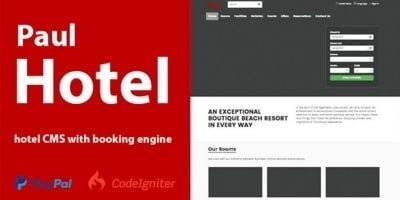 Hotel CMS With Booking Engine