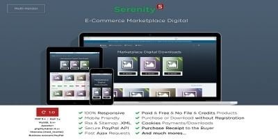 Serenity - Multi Vendor Marketplace Script