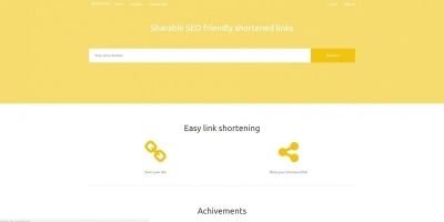 SEO friendly URL Shortener Script