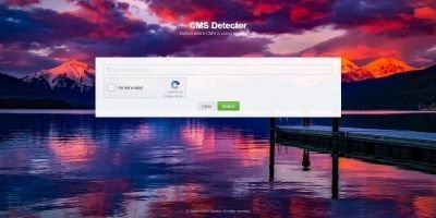 Simple CMS Detector Script