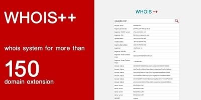 Domain Whois PHP Script