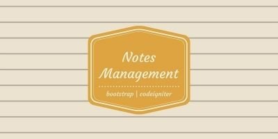 Personal Notes Management System
