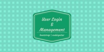User Login and Management