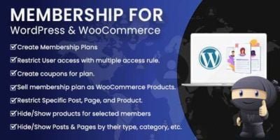 Membership for WordPress And WooCommerce