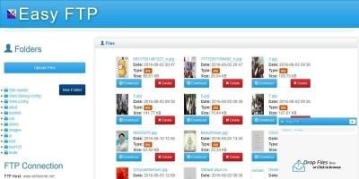 Easy FTP - Full Featured FTP Client PHP Script