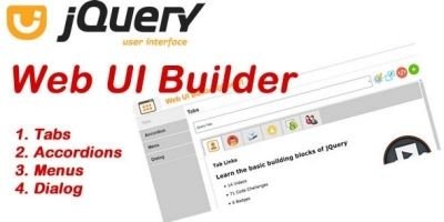 jQuery Web UI Builder - PHP Script