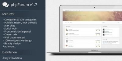 phpForum - Social Forum PHP Script