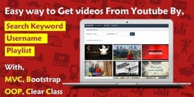 Simple Youtube API PHP