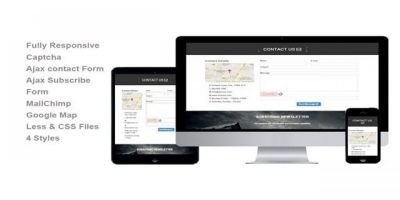 Standalone Ajax Contact and Subscribe PHP Form