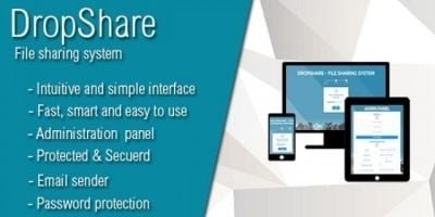 DropShare - File Sharing PHP Script