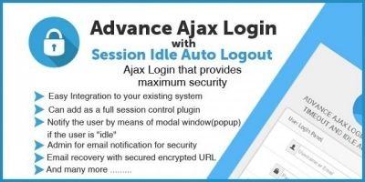 Advance Ajax Login System - PHP Script