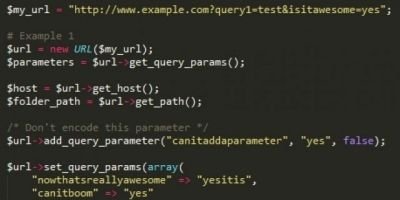 URL Management PHP Class