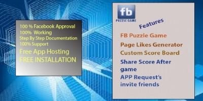 Facebook Puzzle App PHP Script
