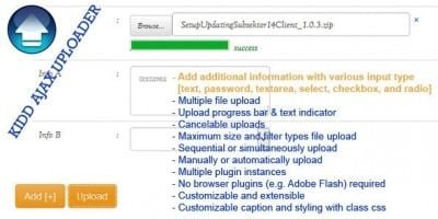 Kidd Ajax Uploader jQuery Plugin