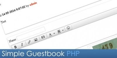 Simple Guestbook PHP Script