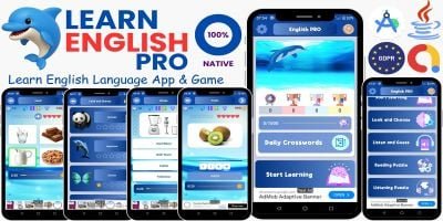 Learn English PRO - Android App Source Code