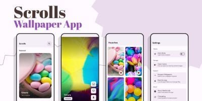Scrolls -  Blogger Wallpaper App