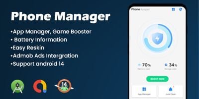 Phone Manager -  Android App Template