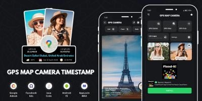 GPS Map Camera Timestamp with AdMob Ads Android