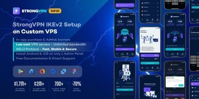 StrongVPN IKEv2 app on Custom VPS - Android