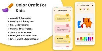 Color Craft  For Kids - Android App Source Code