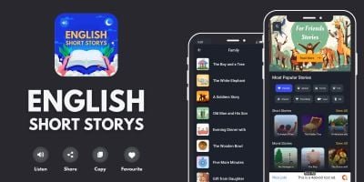 English Short Stories with AdMob Ads Android