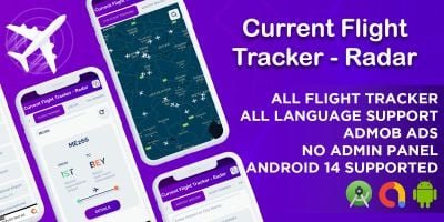 Current Flight Tracker - Android App Template