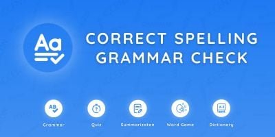Correct Spelling Grammar Check AdMob Ads Android