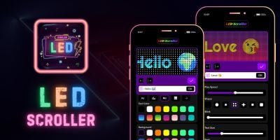 LED Banner Scroller Marquee Text AdMob Ads Android