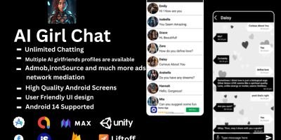 AI Girl Chat App with Admob Android
