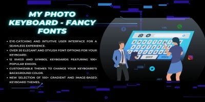 My Photo Keyboard - Fancy Fonts Android