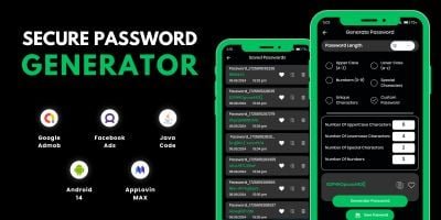 Secure Password Generator with AdMob Ads Android