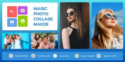 Magic Photo Collage Maker with AdMob Ads Android
