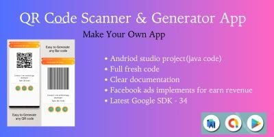 QR Code Scanner And Generator App - Source Code