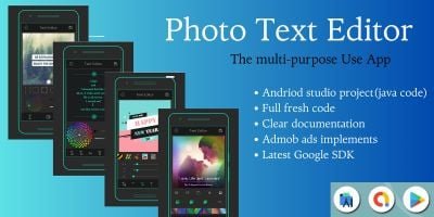 Photo Text Editor - Android App
