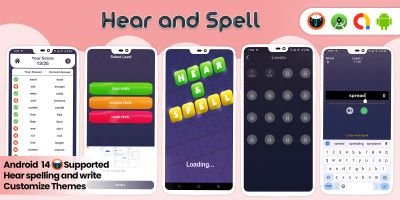 Hear And Spell Spelling Learning Android Game