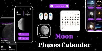 Moon Phases Calendar - Lunar Calendar Android