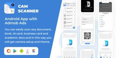 Cam Scanner - 2024 Smart Android App with Admob Ad