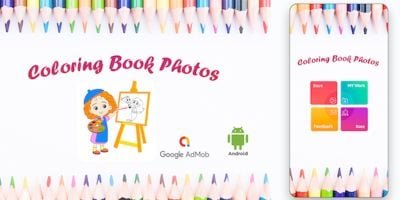 Cute Mermaid Colouring Book Android